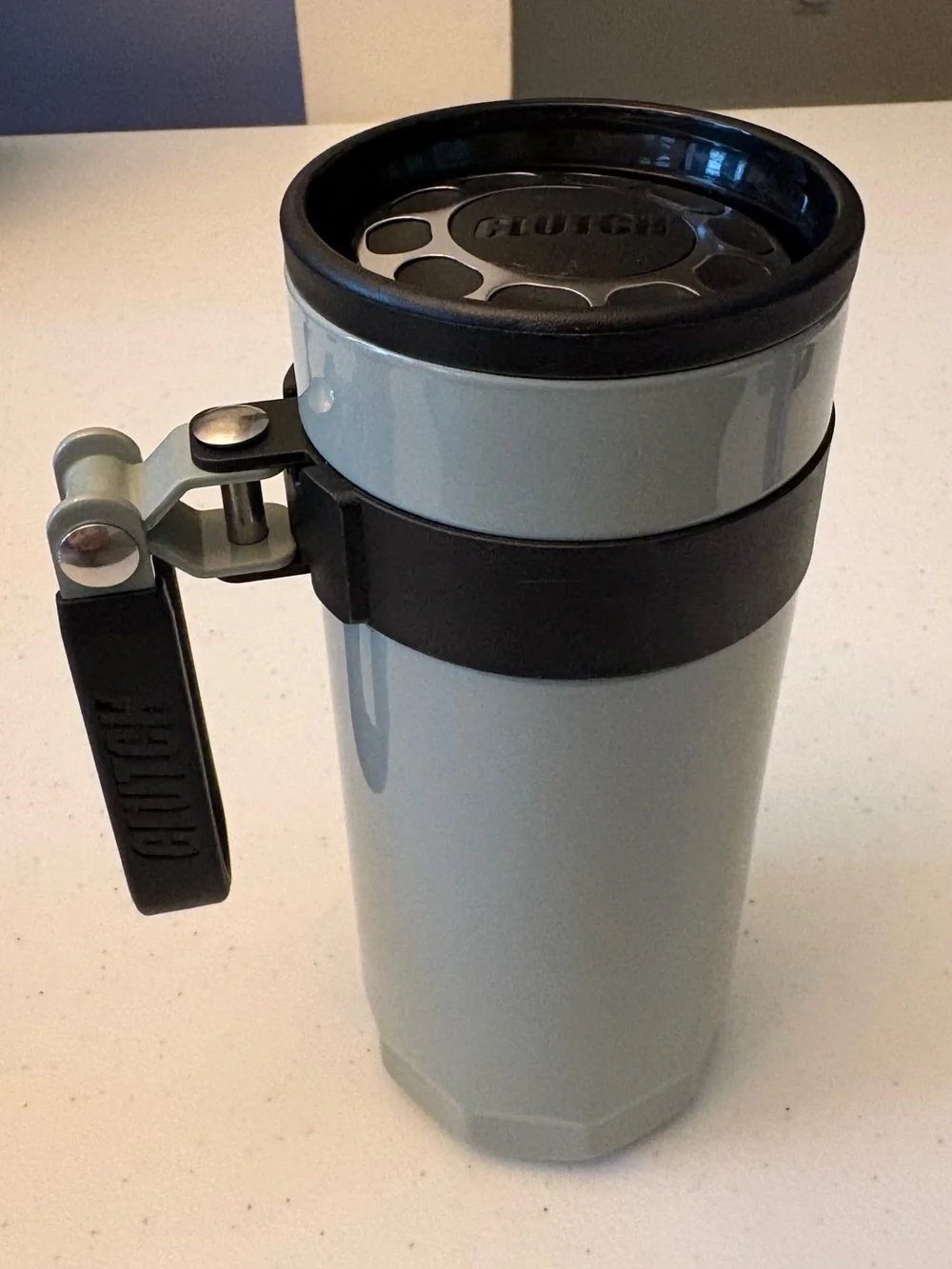 Clutch Gear leakproof tumbler battleship gray UNIQUE OIL FILTER MECHANIC CUP NEW